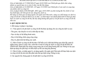 Thông tư 06/2008/TT-BXD hướng dẫn quản lý chi phí dịch vụ công ích đô thị