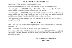 Quyết định 09/2008/QĐ-UBND Quy định về bảo vệ công trình thuỷ lợi Hưng Yên