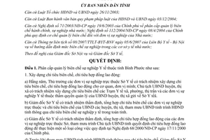 Quyết định 11/2008/QĐ-UBND phân cấp quản lý biên chế sự nghiệp Y tế Bình Phước