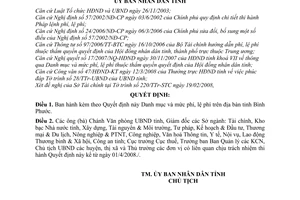 Quyết định 567/QĐ-UBND Danh mục mức phí, lệ phí