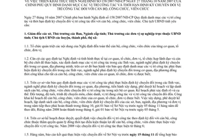 Chỉ thị 09/2008/CT-UBND triển khai thực hiện Nghị định 158/2007/NĐ-CP Nghệ An