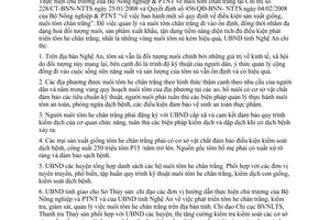 Chỉ thị 10/2008/CT-UBND phát triển nuôi tôm chân trắng Nghệ An