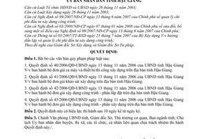 Quyết định 08/2008/QĐ-UBND bãi bỏ văn bản quy phạm pháp luật