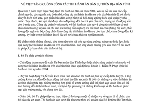 Chỉ thị 08/2008/CT-UBND tăng cường công tác thi hành án dân sự tỉnh Đồng Tháp