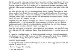 Chỉ thị 04/2008/CT-UBND tiếp nhận xử lý phản ánh kiến nghị quy định hành chính Phú Yên