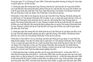 Nghị quyết 06/2008/NQ-CP phiên họp Chính phủ thường kỳ tháng 02 năm 2008