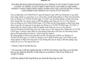 Thông tư 39/2008/TT-BNN chuyển rừng đất lâm nghiệp sang trồng cây cao su Tây Nguyên