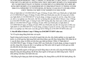 Thông tư 02/2008/TT-BNV tuyển dụng, sử dụng quản lý cán bộ, công chức đơn vị sự nghiệp nhà nước