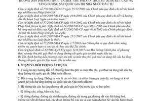 Thông tư 21/2008/TT-BTC hướng dẫn phương thức mức thu phí, giá thuê sử dụng kết cấu hạ tầng đường sắt quốc gia