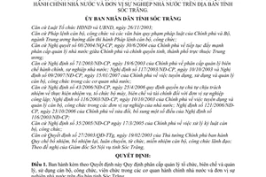 Quyết định 06/2008/QĐ-UBND  phân cấp quản lý tổ chức, biên chế