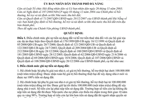 Quyết định 17/2008/QĐ-UBND điều chỉnh mức ghi nợ tiền sử dụng đất và hỗ trợ tiền thuê nhà đối với các hộ giải tỏa các dự án trên địa bàn thành phố