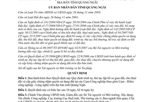 Quyết định 26/2008/QĐ-UBND thủ tục lập hồ sơ giao đất cho thuê đất Quảng Ngãi