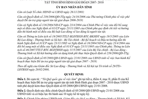 Quyết định 14/2008/QĐ-UBND điều chỉnh Quyết định 05/2008/QĐ-UBND