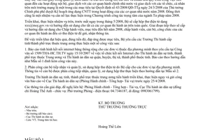 Công văn  1072/BTP-TTTH ứng dụng công nghệ thông tin trong công tác của ngành Tư pháp  2008