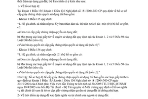 Công văn  4420/BTC-QLCS xác định thời điểm áp dụng giá đất