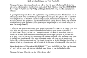 Công văn  1723/TCHQ-KTTT xử lý  vướng mắc khi thực hiện Luật quản lý thuế và các văn bản hướng dẫn