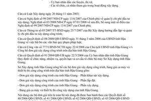 Công văn 227/SXD-GĐKT công bố Đơn giá xây dựng công trình