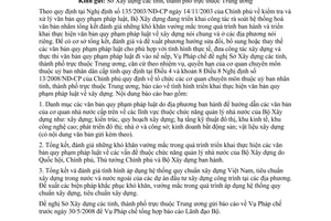 Công văn 06/BXD-PC Tình hình triển khai thực hiện văn bản QPPL về xây dựng