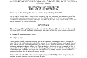 Nghị quyết 135/2008/NQ-HĐND phát triển các loại hình kinh tế doanh nghiệp nhà nước nông lâm nghiệp Phú Thọ