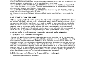 Thông tư 27/2008/TT-BTC hướng dẫn quản lý tài chính cơ quan Việt Nam nước ngoài