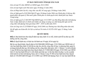 Quyết định 10/2008/QĐ-UBND cơ chế, chính sách hỗ trợ đào tạo