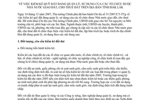 Chỉ thị 02/2008/CT-UBND kiểm kê quỹ đất đang quản lý, sử dụng của tổ chức