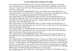 Quyết định 04/2008/QĐ-UBND quản lý thực hiện các đề tài, dự án khoa học