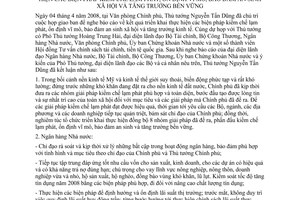 Thông báo 91/TB-VPCP kết luận Thủ tướng Nguyễn Tấn Dũng triển khai kiềm chế lạm phát ổn định vĩ mô bảo đảm an sinh tăng trưởng xã hội