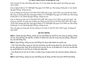Quyết định 27/2008/QĐ-UBND Quỹ Phòng chống ma túy Đồng Nai