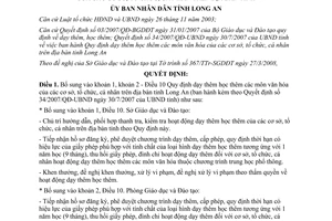 Quyết định 15/2008/QĐ-UBND bổ sung Điều 10 Quy định dạy học thêm môn văn hóa