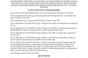 Quyết định 878/QĐ-UBND năm 2008 đính chính khoản 4 Điều 1 Chương I Quy chế