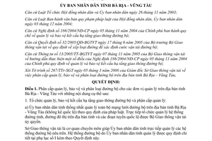 Quyết định 17/2008/QĐ-UBND phân cấp quản lý bảo vệ phân loại đường bộ