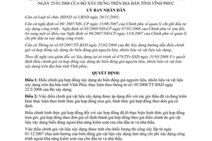 Quyết định 1225/QĐ-UBND năm 2008 điều chỉnh giá hợp đồng xây dựng