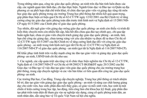 Chỉ thị 07/2008/CT-UBND đẩy mạnh đào tạo giáo viên giáo dục quốc phòng an ninh Long An