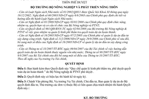 Quyết định 1054 QĐ/BNN-TC Quy chế quản lý kinh phí thẩm tra, phê duyệt quyết toán dự án hoàn thành
