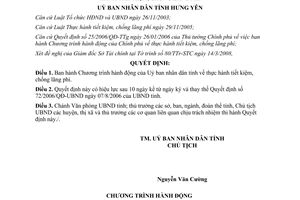 Quyết định 846/QĐ-UBND năm 2008 Chương trình hành động