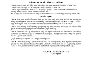 Quyết định 29/2008/QĐ-UBND điều chỉnh đơn giá nhà cửa, công trình kiến trúc