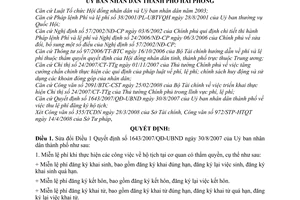 Quyết định 620/2008/QĐ-UBND sửa đổi thu lệ phí đăng ký hộ tịch