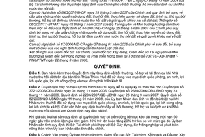 Quyết định 928/2008/QĐ-UBND bồi thường, hỗ trợ tái định cư khi Nhà nước thu hồi đất trên địa bàn tỉnh Thừa Thiên Huế