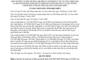 Quyết định 07/2008/QĐ-UBND sửa đổi Quyết định 06/2007/QĐ-UBND Điện Biên