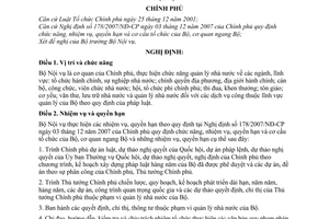 Nghị định 48/2008/NĐ-CP chức năng, nhiệm vụ, quyền hạn cơ cấu tổ chức Bộ Nội vụ