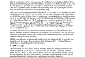 Chỉ thị 09/2008/CT-UBND thực hiện quyết định 33/2007/QĐ-TTg Bình Phước