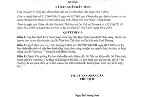 Quyết định 14/2008/QĐ-UBND chức năng nhiệm vụ sở văn hoá thể thao Bình Dương