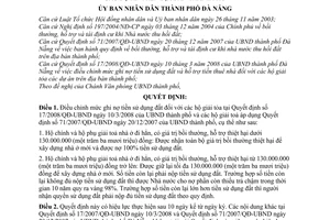 Quyết định 24/2008/QĐ-UBND điều chỉnh mức ghi nợ tiền sử dụng đất