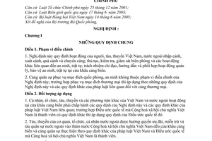 Nghị định 50/2008/NĐ-CP quản lý, bảo vệ an ninh, trật tự tại cửa khẩu cảng biển