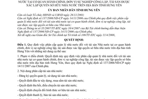 Quyết định 11/2008/QĐ-UBND  phân cấp quản lý nhà nước