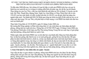 Chỉ thị 09/2008/CT-UBND tập trung triển khai biện pháp cấp bách phòng, chống hội chứng rối loạn hô hấp sinh sản PRRS đàn heo