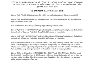 Quyết định 836/2008/QĐ-UBND Quy chế công tác phối hợp phòng chống tội phạm