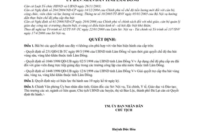 Quyết định 12/2008/QĐ-UBND bãi bỏ quyết định Ủy ban nhân dân tỉnh Lâm Đồng