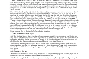 Chỉ thị 05/2008/CT-UBND tổ chức xét công nhận tốt nghiệp THCS thi tốt nghiệp THPT BTTHPT tuyển sinh các cấp bậc học 2008